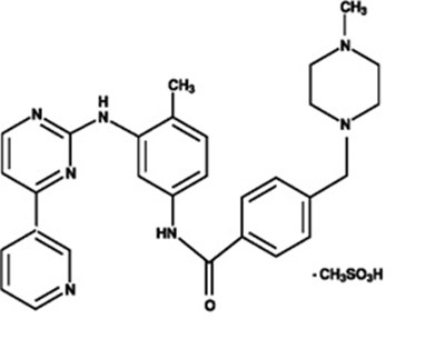 Imatinib structural formula - image 3